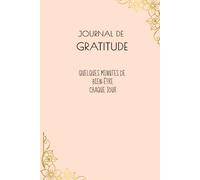 Carnet de Gratitude | Journal Bien-Être & Développement Personnel couverture rigide| 14 Semaines | Affirmations Positives & Boost Mindset | 15,24 x 22,86 cm | 225 pages