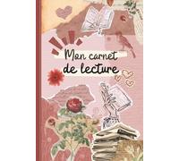 Carnet de lecture - avec fiches de lecture et liste livres à lire, couverture style collage artistique, 120 pages, format 15x23cm: Journal de lecture ... original et créatif, idéal cadeau lectrice