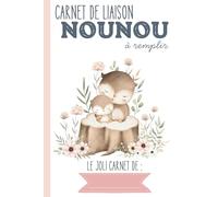 Carnet de liaison Nounou à remplir : carnet de transmission parents-nounou pour faciliter le suivi de bébé en crèche, nounou, assistante maternelle, baby-sitter…: Couverture Hiboux