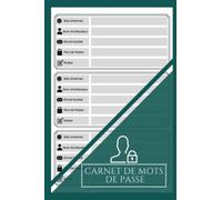 Carnet de mots de passe alphabétique: Carnet pour noterez tous vos mots de passe et identifiants Internet | Cahier pour vos identifiants et mots de passe Internet |petit format 15 x 22 cm