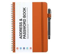Carnet de mots de passe - Organisateur portable pour conserver vos mots de passe en toute sécurité | Petit carnet avec onglets alphabétiques | Idéal pour femmes et hommes, pour maison ou bureau, éléga