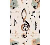 Carnet de musique Clé de Sol - Journal Musical: Cahier musical ligné 120 pages. Pour musiciens, compositeurs, étudiants et passionnés de musique. ... et idées créatives (Julie Véran - Musique)