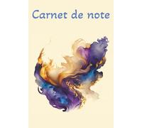 Carnet de note: 150 pages blanches | 6x9 in (15.24 x 22.86 cm) | Idéal comme journal intime, carnet d'idées, carnet d'écriture