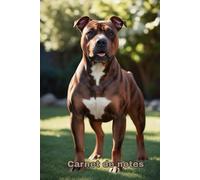 Carnet de notes American Staffordshire: Carnet ligné 120 pages | Journal American Bully & American Staffordshire Terrier | Cahier de notes cadeau ... canine et suivi quotidien. (Faune & Flore)