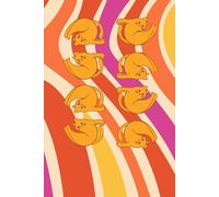 Carnet de notes, avec lignes et pages blanches: Cahier de notes, sur le thème des chats, notebook, cahier d'écriture, cahier de dessin, A5, couverture souple 100 pages