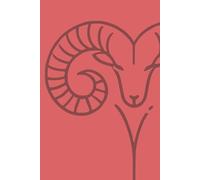 Carnet de notes Bélier - Journal astrologique ligné: Signe du zodiaque | Idée cadeau | 101 pages | Papier crème, couverture mate