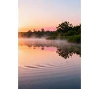 Carnet de notes Calme & Nature: A5, Couverture souple, 240 pages lignées, Brillant