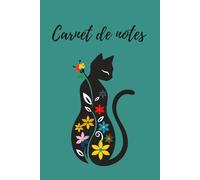 Carnet de notes: Carnet ligné, format A5, motif chat, 200 pages, à compléter, personnaliser, offrir. Idéal comme journal intime, carnet d'idées, carnet d'écriture, carnet de dessins…