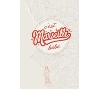 Carnet de notes - Carte de Marseille II (Carnets Marseille)