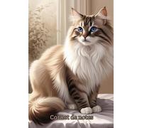 Carnet de Notes - Chat Sacré de Birmanie: Cahier de 120 pages lignées pour écrire avec douceur et élégance, journal intime - le cadeau parfait pour la ... amoureuses des chats et des félins majestueux
