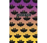 Carnet de Notes Chauve-souris - 4"x6" - Ligné pointillés - 100 pages: Notebook compact pour écrire partout - format poche