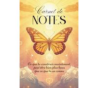Carnet de Notes: Couverture papillon - Livre avec pages lignées - 100 pages à compléter