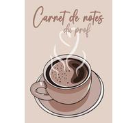 Carnet de Notes du Professeur - Café Rose: Relevé de notes et de compétences pour prof | Format A5 | Carnet de cotes de l’enseignant | Cahier de bord 70 pages | 35 élèves