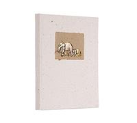 Carnet de notes en bouse d'éléphant - commerce équitable - grand 145 x 205 mm