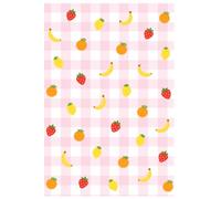 Carnet de Notes Fruits - Cahier Ligné au Motif Vichy Rose: Carnet de Notes Fruits - 120 pages - journal et notes