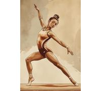 Carnet de Notes Gymnastique: Cahier de Gymnastique pour Fille. Journal Intime, Carnet d’Entraînement, Cahier de Motivation. 120 pages lignées. Idée ... Athlètes et Passionnées de Gym Artistique