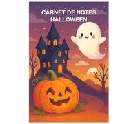 Carnet de Notes HALLOWEEN, 102 pages lignées, broché, format A5, couverture souple: Carnet de notes Halloween, notebook, cahier, journal intime, agenda à remplir, cadeau d'halloween