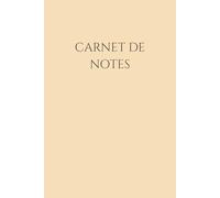 Carnet de Notes Ligné 15 x 22 cm - 121 Pages | Notebook, Journal Minimaliste pour Écriture, Prise de Notes, Idées et Projets