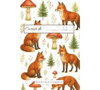 Carnet de notes ligné avec marge - Inspiration Nature Renards: Cahier d’écriture et de prise de notes au design doux et apaisant, 120 pages noir et blanc (Carnets de notes Inspiration Nature)