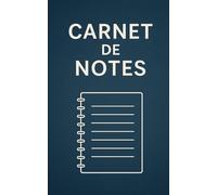 Carnet De Notes Minimaliste: Carnet ligné format 5x8 pouces, pratique pour la prise de notes études ou réunions professionnelles