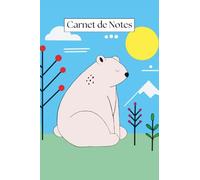 Carnet de Notes Ours Nordique - 4"x6" - Ligné pointillés - 100 pages: Petit carnet pratique pour notes, listes et idées du quotidien