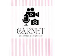 Carnet de Notes pour Créatrice de Contenu | Organisation stratégique, planification éditoriale et idées créatives - 200 pages lignées grand format 8,5 ... pour structurer votre vision et projets