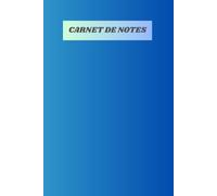 Carnet de notes: un cahier pour écrire des idées