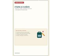 Carnet de Padres: Etapa 6-9 años: Autonomía, colegio, amistades, emociones y vida digital en la edad escolar