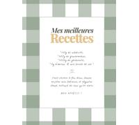 Carnet de recette à remplir A4: Beau livre de recettes à remplir - Grand format A4 (21 x 29,7 cm) - Couverture rigide - 100 pages recettes à compléter et à personnaliser