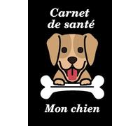 Carnet de Santé Chien Noir et Blanc