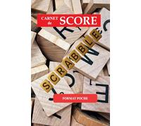 Carnet de Score Scrabble - Format Poche 12,7×20,32 cm: 50 Parties à Noter | Bloc de Score Compact pour Joueurs & Amateurs de Jeux de Lettres