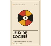Carnet de scores universel pour jeux de société: 100 feuilles de marque 2 à 4 joueurs - points par tour et total cumulé, objectif et sens du score ... tarot, rami, jeux de dés et bien d'autres