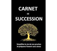 Carnet de succession: Carnet simple à remplir pour organiser vos documents importants et faciliter les démarches pour vos proches sans stress - Format A5