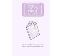 Carnet de suivi budget couple - Violet: Organisez vos finances mois par mois - Gestion simple et efficace sur 12 mois