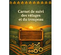 Carnet de suivi des vêlages et du troupeau: Fiches de suivi pour veaux et vaches : naissances, santé et performances du troupeau