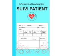 Carnet de Suivi Patient - Infirmier(e) / Aide-Soignant(e): Journal de soins infirmiers | Suivi quotidien des patients sur 7 jours avec bilan hebdomadaire | Format Pratique