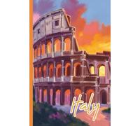 Carnet de voyage ITALIE : style peinture à l'huile Colisée I Idée cadeau I Journal au format 14x22cm à emporter partout avec vous - 60 pages lignées - Papier blanc matte