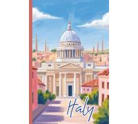 Carnet de voyage ITALIE : style peinture à l'huile I Idée cadeau I Journal au format 14x22cm à emporter partout avec vous - 60 pages lignées - Papier blanc matte