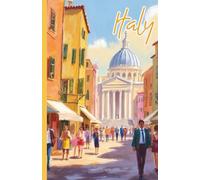 Carnet de voyage ITALIE : style peinture à l'huile rue Italienne I Idée cadeau I Journal au format 14x22cm à emporter partout avec vous - 60 pages lignées - Papier blanc matte