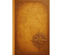 Carnet de Voyage Vintage: Journal de Bord Élégant à Pages Blanches - Couverture Rigide (160 pages lignées)