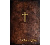 Carnet d'étude de la Bible: Carnet pour étudier des versets ou passages de la Bible | Cahier d'étude biblique à remplir de vos versets, prières et réflexions | Petit format 6x9