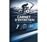 Carnet du Cycliste: Suivi des Sorties, Performances et Entretien du Vélo - Journal Annuel Style moderne.