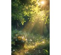 Carnet Forêt Enchantée: A5, Couverture Souple, 240 Pages Quadrillées, Brillant