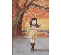 Carnet ligné à couverture rigide - Un Air d'Automne: 160 pages - Parfait pour Journaling, cahier de recettes automnales, carnet de gratitude, de rêves ou d'écriture créative - Collection Kasha