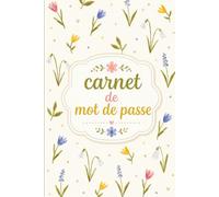 Carnet Mot de Passe Format de Poche Féminin: Répertoire A-Z pour Identifiants, Emails et Sites Internet - Format 6x9 - Design Féminin - 108 pages en couleur beige/doré - Idée cadeau entre amies