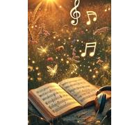 Carnet musical : Partition, lumière & inspiration: Journal de musique ligné - Pour compositions, réflexions et paroles de chansons. Idéal pour ... noter ses idées de chansons, partitions,...