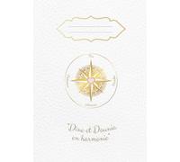 Carnet spirituel BARAKA pour femme musulmane: A5, petits carreaux - prière, du‘a, tafsîr, gratitude, méditation, étude - écriture confortable, effet cuir blanc & doré