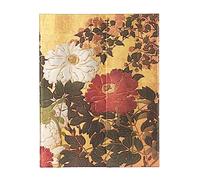 Natsu (Rinpa Florals) Ultra Unlined Hardback Journal (Wrap Closure)