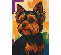 Carnet Yorkshire Terrier : Journal Cartoon, Carnet de Notes, Bloc à Gribouiller: Avec un Yorkie cartoon pour les esprits créatifs et les amoureux des chiens