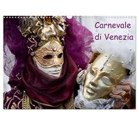 Carnevale di Venezia 2026 (Wandkalender 2026 DIN A3 quer), CALVENDO Monatskalender: Karneval in Venedig